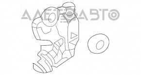 Замок двери передней правой Toyota Solara 2.4 04-08