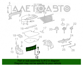 Накладка проема багажника Toyota Solara 2.4 04-08