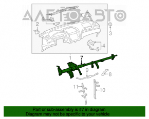 Tubul de subtorpilie pentru Toyota Solara 2.4 04-08, cu întărire.