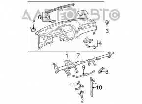 Tubul de subtorpilie pentru Toyota Solara 2.4 04-08, cu întărire.