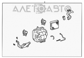 Печка в сборе Toyota Solara 04-08