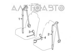 Tensor curea frontală stângă Toyota Solara 2.4 04-08