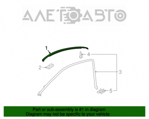 Capota stângă a acoperișului Toyota Solara 2.4 04-08