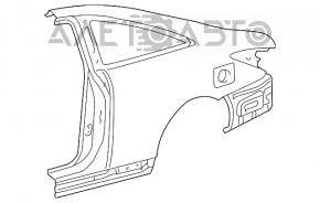 Aripa spate dreapta a cabrioletului Toyota Solara 2.4 din 04-08.