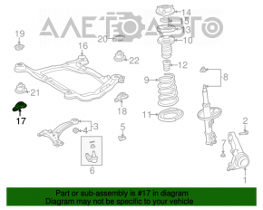 Bara de protecție față stânga Toyota Solara 2.4 04-08