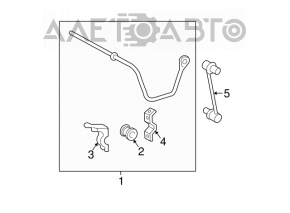 Stabilizator spate Toyota Solara 2.4 04-08