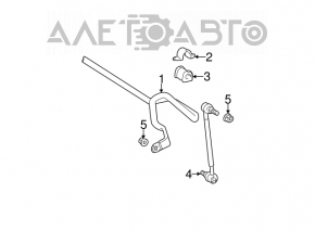 Stabilizatorul frontal Toyota Solara 2.4 04-08