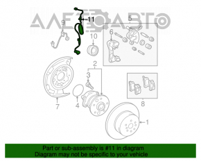 Провод датчика ABS задний левый Toyota Avalon 05-12