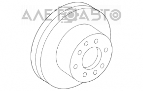 Placă de frână față dreapta Toyota Avalon 05-12