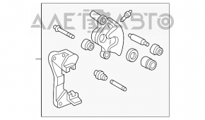 Suport spate stânga Toyota Solara 2.4 04-08