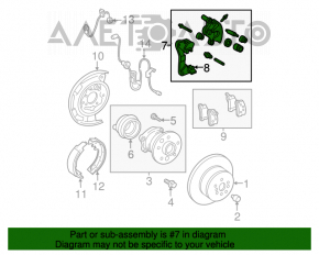 Suport spate dreapta Toyota Solara 2.4 04-08