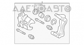 Суппорт передний левый Toyota Solara 2.4 04-08