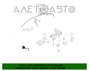 Senzor airbag frontal stânga Toyota Solara 2.4 04-08