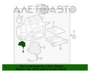 Controlul motorului ventilatorului Toyota Prius 2004-2009