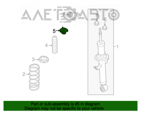 Suport amortizor față stânga Infiniti G25 G35 G37 4d 06-14