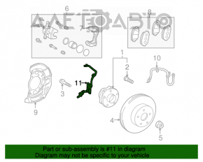 Senzor ABS față stânga Toyota Prius 30 10-15