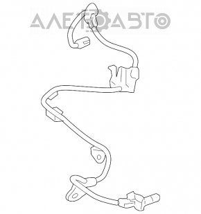 Датчик ABS задний правый Toyota Rav4 06-12 новый OEM оригинал