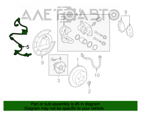 Senzor ABS spate stânga Toyota Rav4 06-12