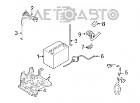 Palet pentru baterie Infiniti FX35 FX45 03-08