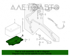 Palet pentru baterie Infiniti G25 G35 G37 4d 06-14