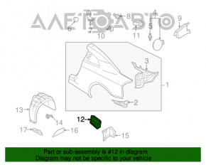 Grila de ventilatie dreapta pentru Infiniti G25 G35 G37 06-14