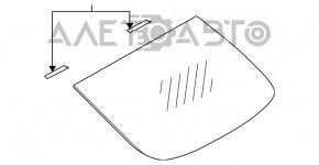 Geam spate Infiniti G25 G35 G37 4d 06-14 neoriginal.