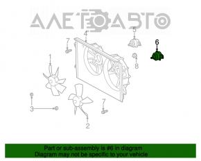 Motorul ventilatorului de răcire stânga pentru Toyota Solara 3.3 04-08.