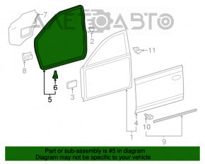 Уплотнитель двери передней правой Toyota Camry v50 12-14 usa