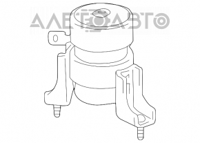 Подушка двигателя передняя Toyota Camry v55 15-17 2.5 usa новый OEM оригинал