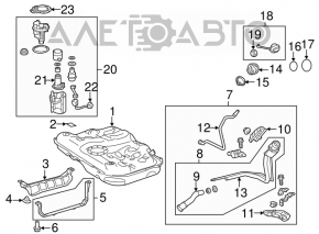 Топливный бак Toyota Camry v50 12-14 usa