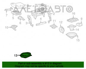 Динамик задней полки левый Toyota Camry v50 12-14 usa