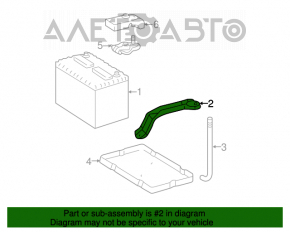 Крепление АКБ Toyota Avalon 13-18 2 части