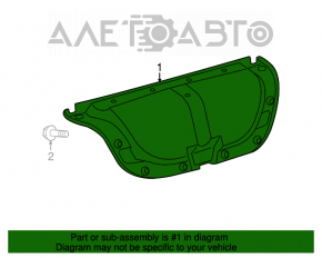 Capacul portbagajului Toyota Camry v50 12-14 SUA negru