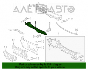 Поддон дворников металл Toyota Camry v50 12-14 usa