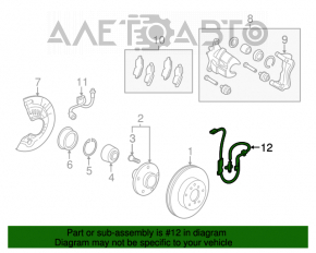 Senzor ABS față dreapta Toyota Avalon 13-18