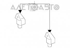 Датчик подушки безопасности передний левый Toyota Camry v55 15-17 usa