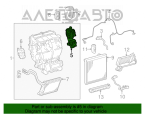 Мотор печки Servo sub-assy, damperfor mode Toyota Camry v40