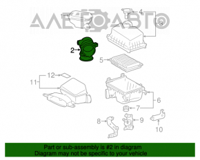 Conducta de aer Toyota Camry v55 15-17 2.5 SUA