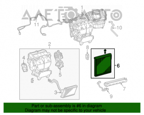 Evaporator Toyota Camry v55 15-17 SUA