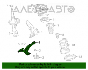 Maneta inferioară frontală stângă Lexus RX300 98-03