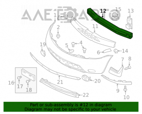 Amplificatorul de bara fata Nissan Murano z50 03-08