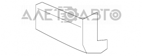 Suportul pentru bara spate, centru dreapta, Toyota Highlander 08-13, nou, original OEM.