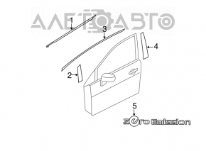 Capac usa fata dreapta Nissan Leaf 18-