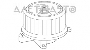 Motorul ventilatorului de încălzire pentru Lexus GS300 GS350 GS430 GS450h 06-11.