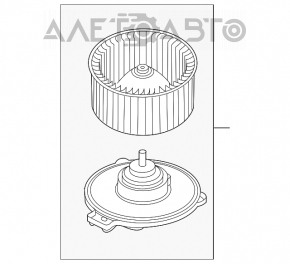 Motorul ventilatorului de încălzire Mazda CX-7