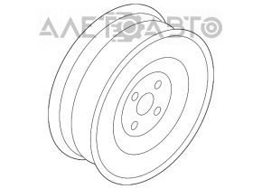 Roata de rezerva pentru Nissan Versa R15 125/70 4x100.