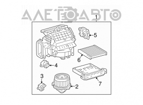 Актуатор моторчик привод печки вентиляция, RECIRCULATION Toyota Solara 04-08