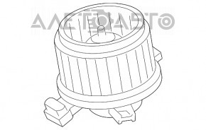 Motorul ventilatorului de încălzire Toyota Rav4 13-18