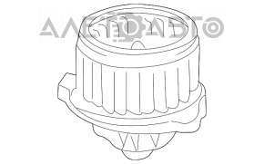 Motorul ventilatorului de încălzire Toyota Solara 04-08