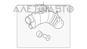 Tubul de admisie pentru motor lung Mazda3 MPS 09-13